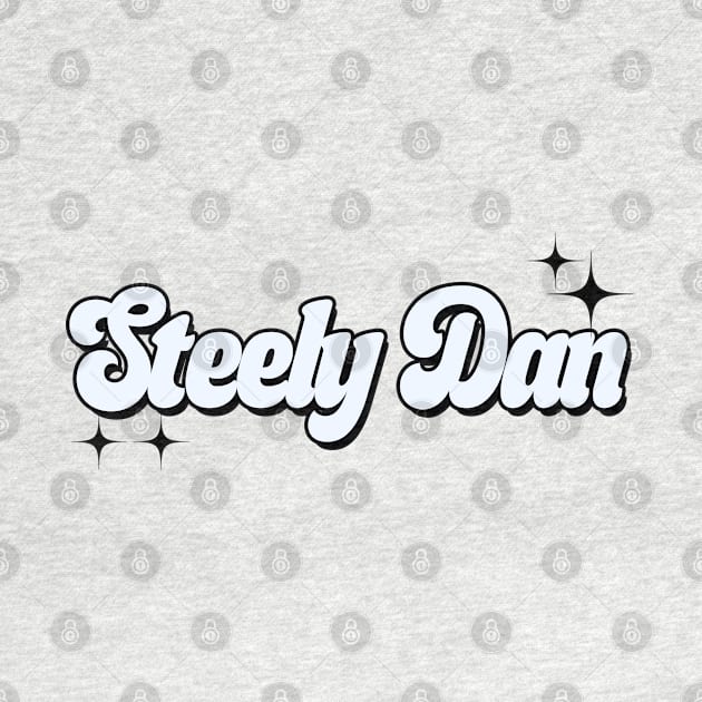 Steely Dan  Retro Yacht Rock Fan Design by Kinanti art